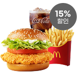 맥스파이시 상하이 버거 세트